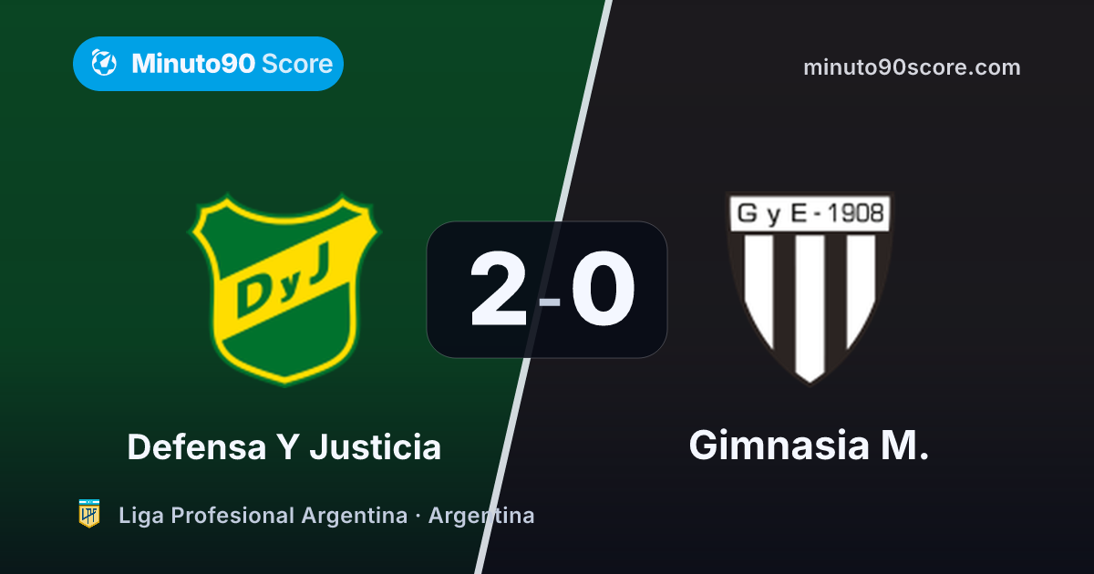 Article cover: Mid-table clash: Defensa won 2-0 and left Gimnasia with a single shot on target