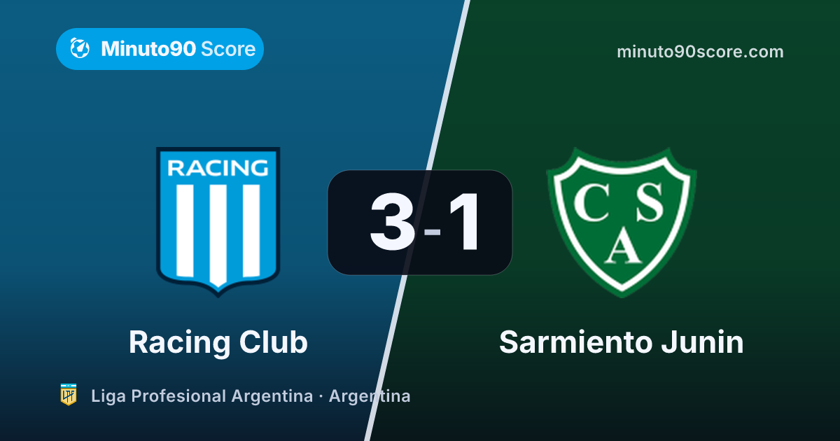 Article cover: El quiebre en el 52': Racing rompió el empate y asentó el dominio en la tabla