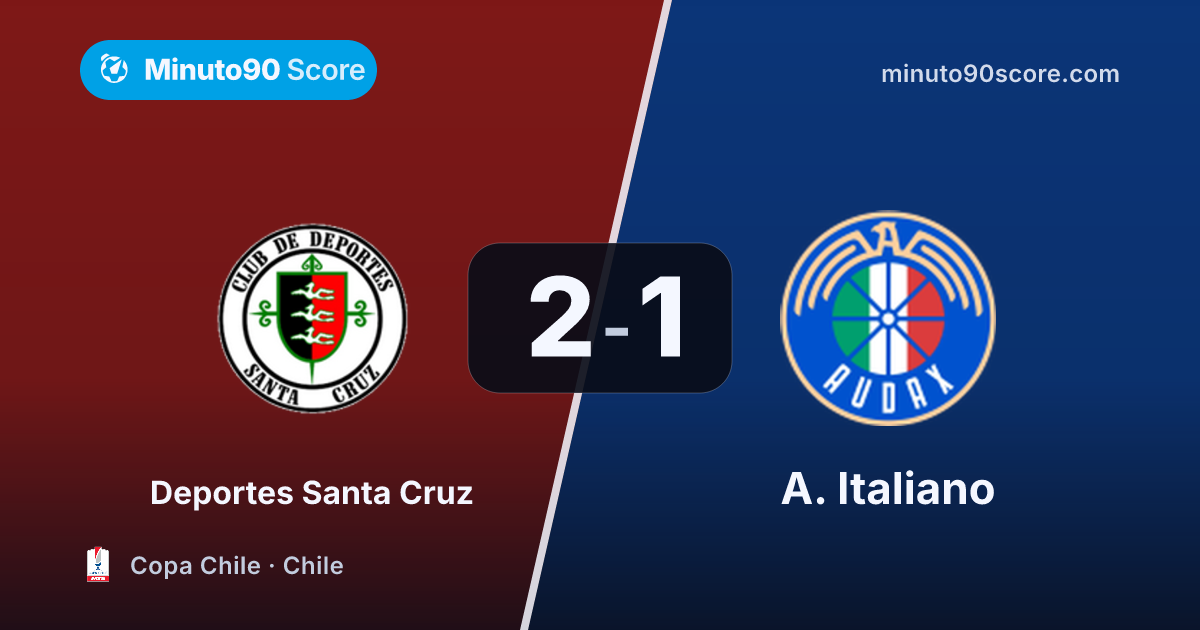 Portada de la nota: Deportes Santa Cruz dio vuelta el partido y sigue con vida en la Copa Chile