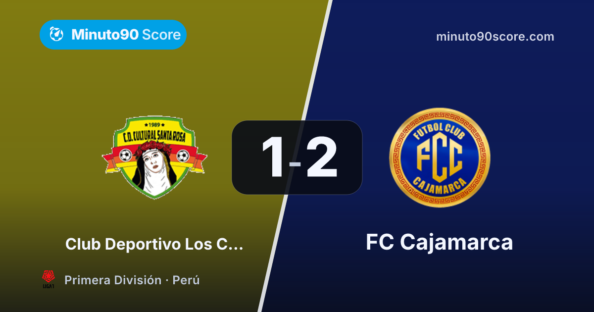 Portada de la nota: Dominio sin claridad: Cajamarca aprovecha el desbalance y vence 2-1 a Los Chankas