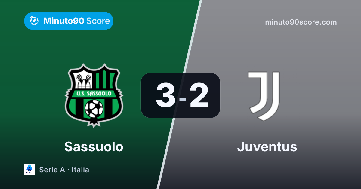 Portada de la nota: Dos estocadas en el descuento: Sassuolo le arrebata a Juventus un 3-2 que quema