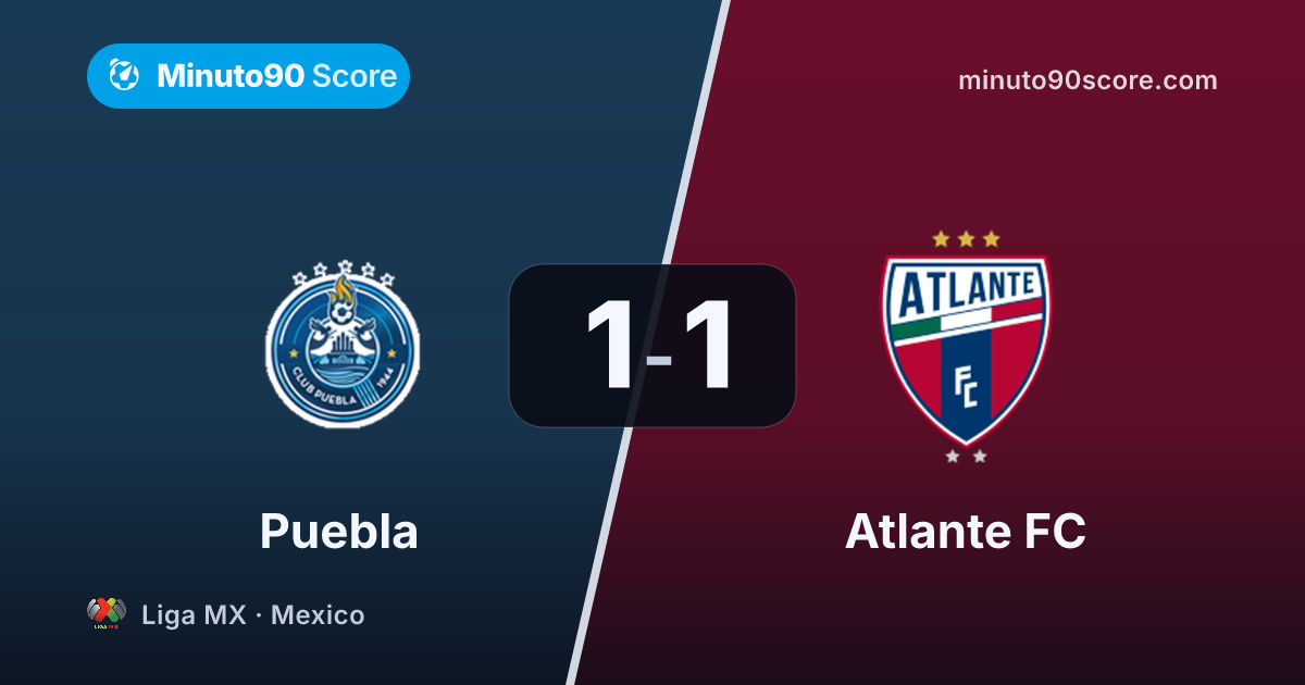 Article cover: La Otra Cara: Atlante llevó el peligro, Puebla se quedó con la pelota y empataron 1-1