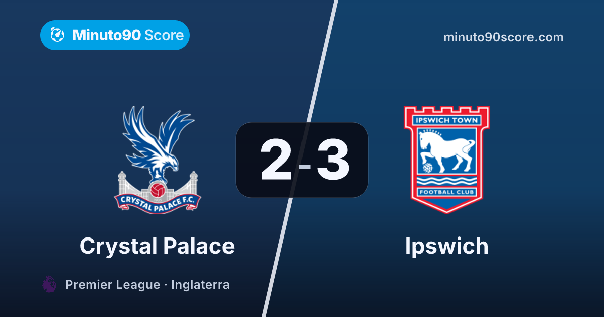 Portada de la nota: Flemming lo gritó al 90' y torció el 2-2: 3-2 de Ipswich en Selhurst