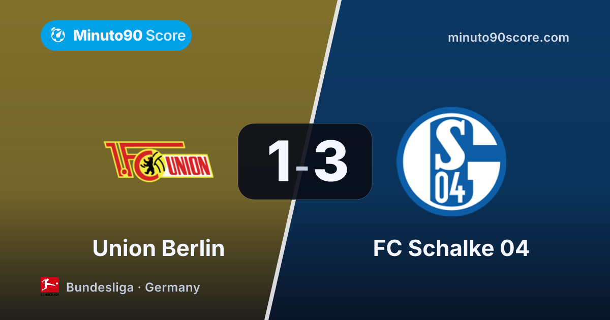 Article cover: Union kept the ball; Schalke kept the timing: 1-3 and a lesson in efficiency