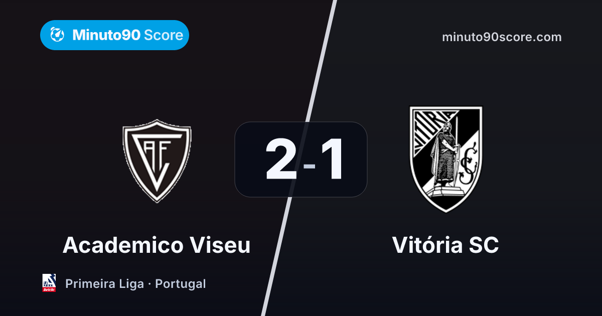 Article cover: Last-gasp winner and a first meeting: Viseu 2-1 Vitória
