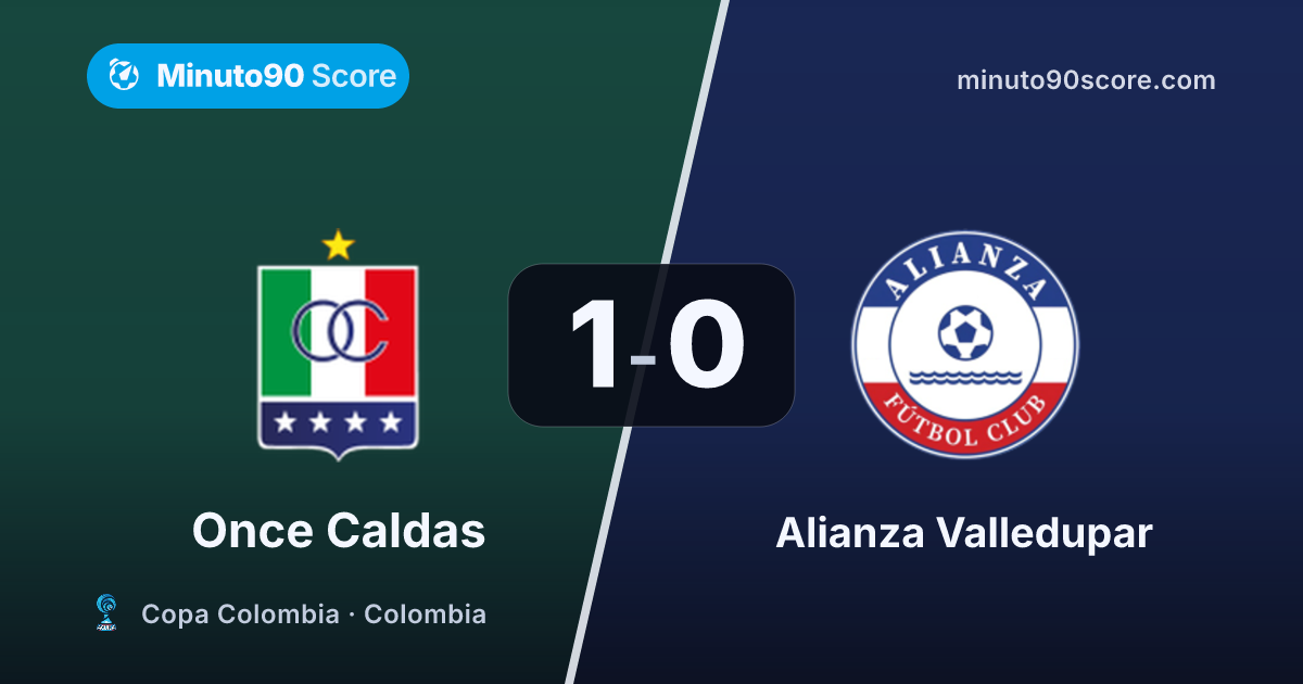Article cover: Clean sheet and knockout advance: Once Caldas beats Alianza Valledupar 1-0