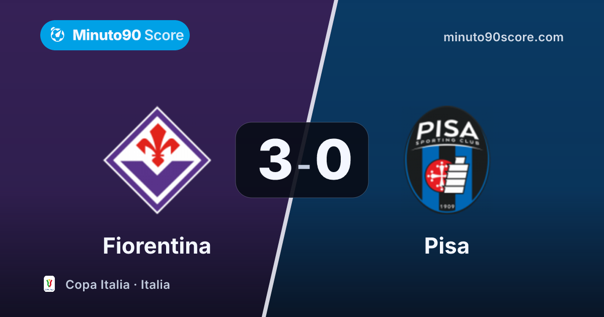 Portada de la nota: Con eficacia clínica, Fiorentina resolvió el cruce y dejó a Pisa fuera de la Copa Italia