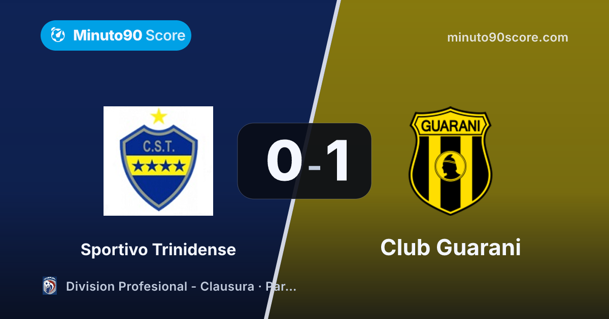 Portada de la nota: Expulsión clave y Guaraní manda en la mitad de la tabla, 0-1