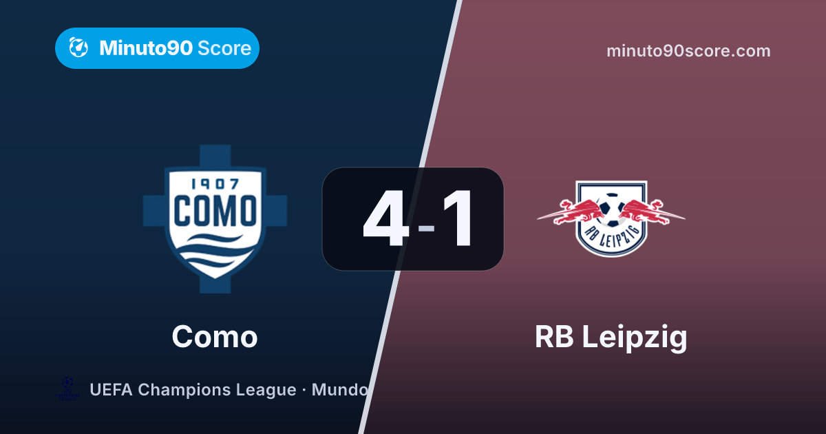 Portada de la nota: Baturina marca el compás y la pegada instala a Como en zona de Champions: 4-1 a RB Leipzig
